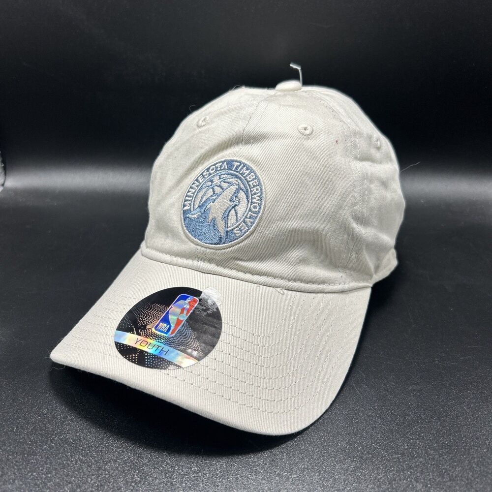 New NBA Minnesota Timberwolves Hat Youth Adjustable Beige 100% Cotton